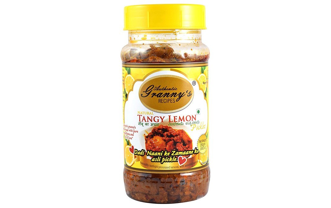 Authentic Granny's Recipes Tangy Lemon Pickles    Jar  250 grams